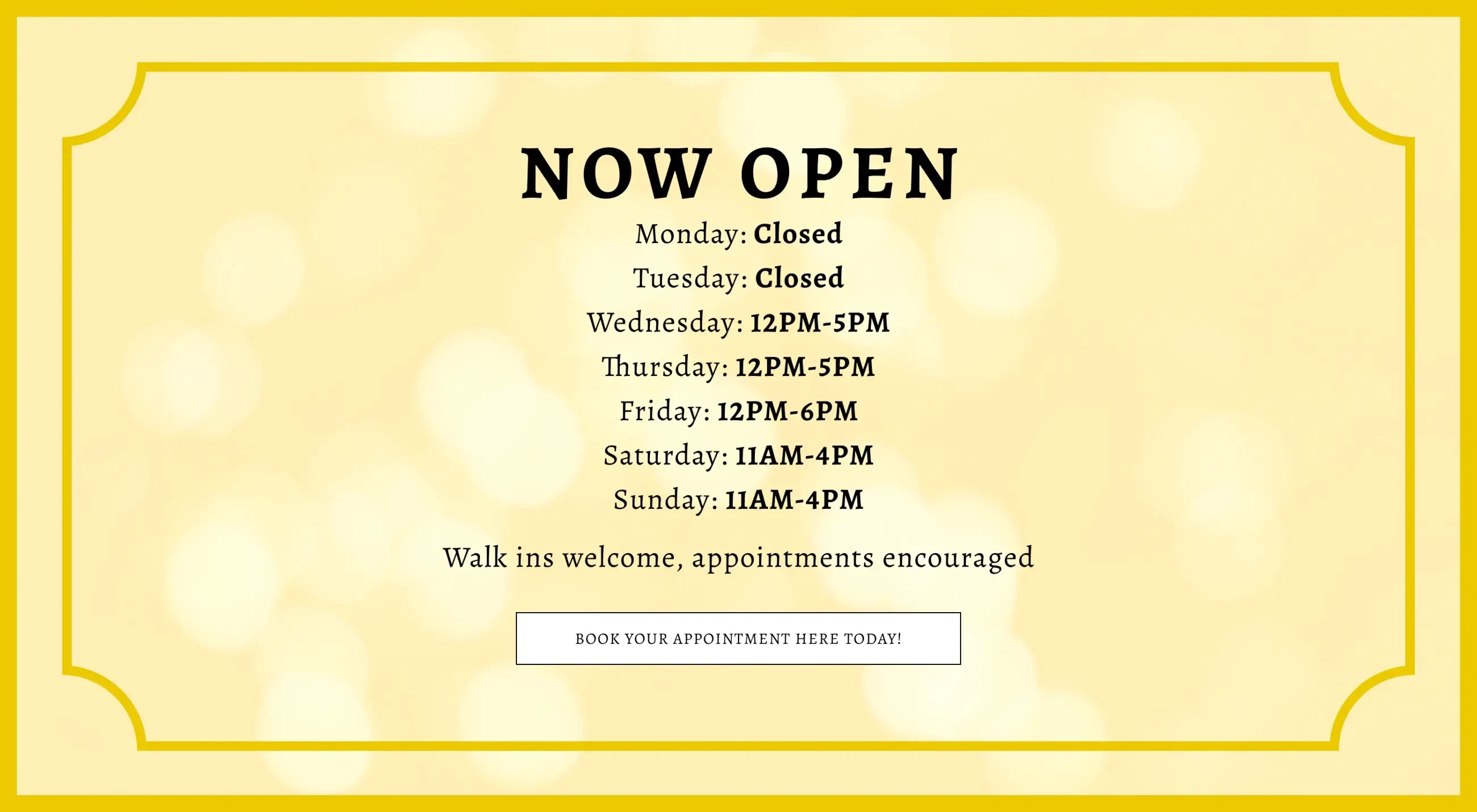 Now Open