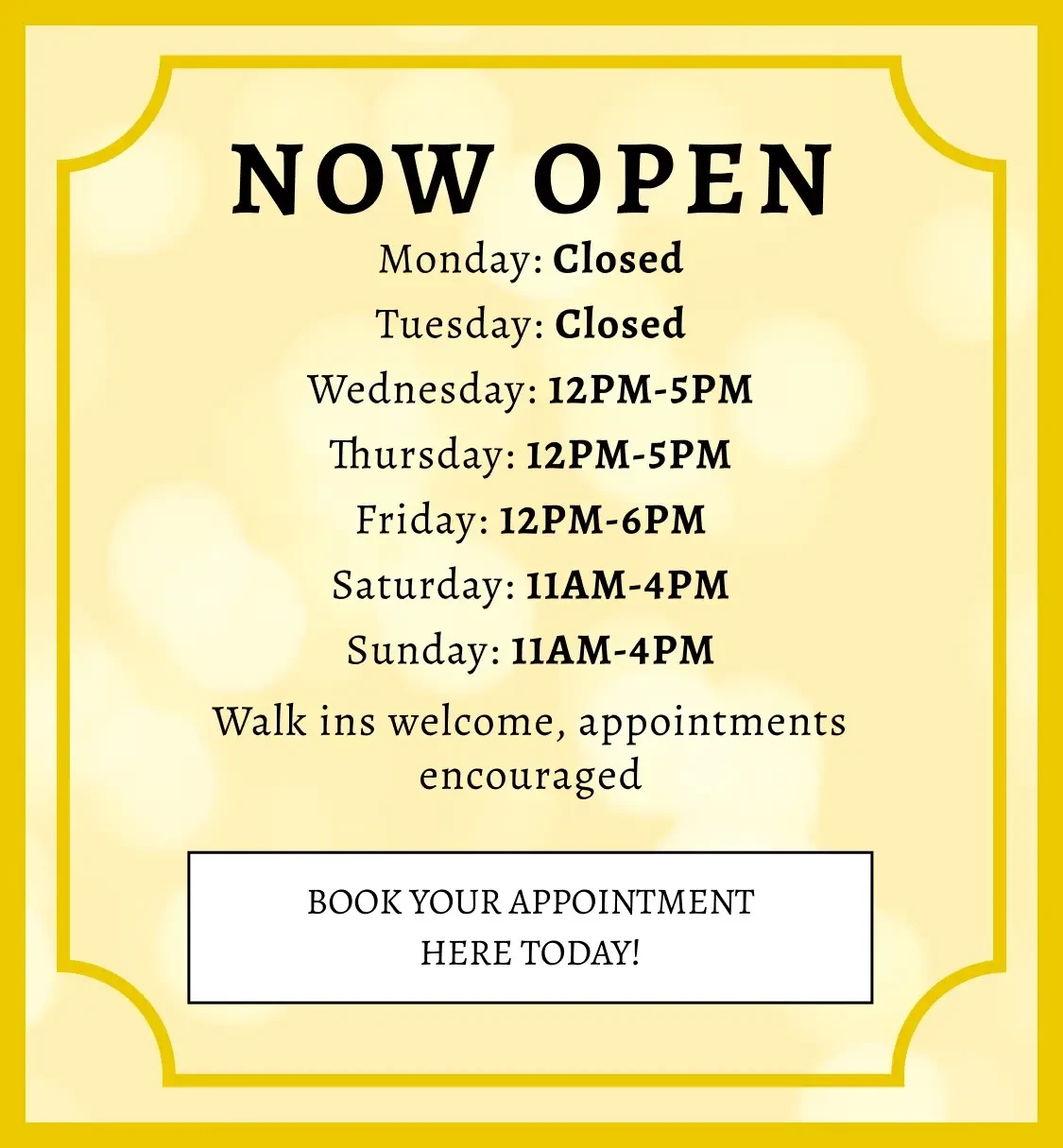 Now Open